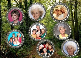 The Golden Girls refrigerator magnets lot of 8 cool collectibles scrapbo... - $12.56