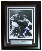 Jake LaMotta Signed Framed 8x10 Boxing Photo JSA - £92.76 GBP