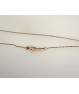 Tiffany &amp; Co 750/18K Rose Gold Cable Chain Necklace 16&quot; Inches - $618.09 CAD