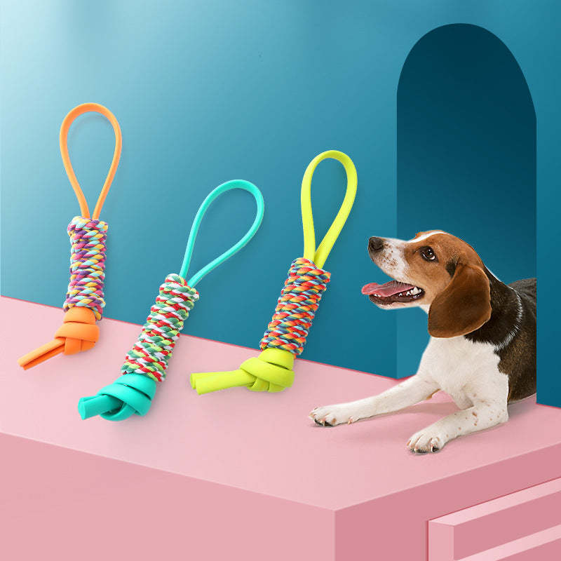 Dog TPR Chewing Pet Toy Resistant To Bite Molar Teeth Cleaning Pets Supp... - $10.80