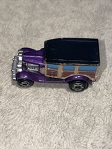Vintage Micro Machines ‘20s Woody Wagon Car Truck Galoob 1994 Purple - $4.94