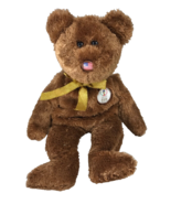 Ty Champion Bear 2002 FIFA World Cup Plush by Sanrio 8.25&quot; Stuffed Animal - £7.63 GBP