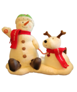 Hallmark Animated Jingle Pals Singing Snowman Dog Snow What Fun See Video - £31.78 GBP