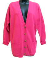 Lambswool Cardigan Womens Sz XS Sweater Dusty Rose Clifford &amp; Wills Pockets - $21.04