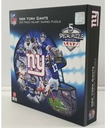 N) New York NFL Football Giants 500 Piece Helmet Shaped Puzzle Masterpie... - £23.73 GBP