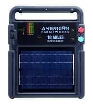 American FarmWorks ESP18MN2-AFW 0.2 Joule 18-Mile Solar-Powered Fence En... - $404.02