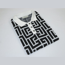Men's Sports Shirt LCR MIZUMI Soft Cotton Blend Fashion Polo Style 11170-A Black image 3