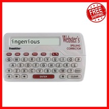 Portable Webster&#39;s Spelling Corrector: Easy-to-Read LCD &amp; QWERTY Keyboard - $48.49