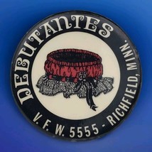 VFW Debutantes Pin Button Vintage Richfield Minnesota Veterans - $9.95