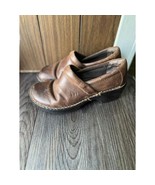 B.O.C.  Women&#39;s Clogs Brown Leather  Slip On Mules size 8 - $380.15 MXN