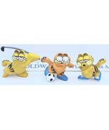 Garfield Vintage Figurines Lot of 3 ~ ( golf, soccer &amp; whistler ) - £7.83 GBP