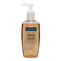 Neutrogena Deep Clean Facial Cleanser For Normal To Oily Skin, 200ml, - £24.34 GBP