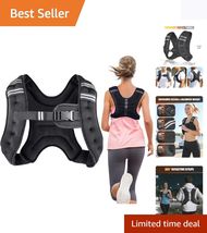 Heavy-Duty Adjustable Weight Vest for Men, Women &amp; Kids - Perfect for Jo... - $33.61