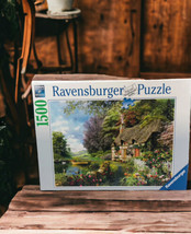 Ravensburger Premium 1500 Piece Jigsaw Puzzle Country Cottage #162024 - £18.58 GBP