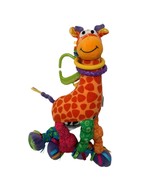 Lamaze Stretch The Spotted Plush Giraffe Crib/Stroller Toy Clip&amp;Go Link ... - £23.89 GBP