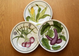 &#39;3 Williams &amp; Sonoma Eggplant Purple Onion Yellow Corn Husk 8&quot; Side Sala... - $27.18 CAD