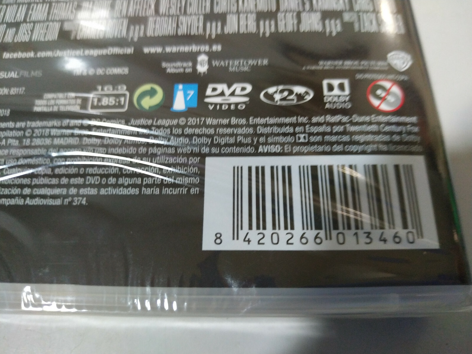 Justice League Marvel Studios Superman BATMAN DVD Spanish English New Item image 4