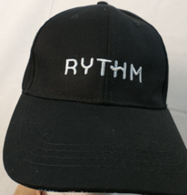 RYTHM Black Baseball Hat with Embroidered Logo, Adjustable One Size Fit ... - $12.07