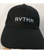 RYTHM Black Baseball Hat with Embroidered Logo, Adjustable One Size Fit ... - €16,28 EUR