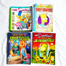 The Simpsons 4 Book Lot Complete Guide, Bratty Book Of Bart, Spooktacula... - $15.83