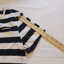 Avirex Short Sleeve Pullover Women's White & Black Shirt Top Measured Size Small image 9