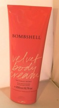 Victoria&#39;s Secret BOMBSHELL Velvet Body Cream 6.7 fl oz Rich Moisturizer - £11.75 GBP