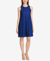 Tommy Hilfiger Womens Lace Shift Dress,Blue,2 - £50.48 GBP