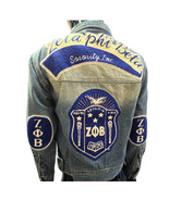 ZETA PHI BETA SORORITY DENIM JEAN JACKET ZETA PHI BETA DENIM JACKET - €137,82 EUR