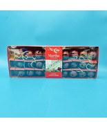 Martha Stewart 20-feet of Sleigh Bells Garland RED 2.5&quot; Bells Metal Chri... - €50,61 EUR