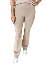 Molly Bracken tatum pull on flare leg pants in Beige - £34.65 GBP