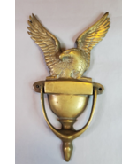 Vintage Solid Brass Eagle Door Knocker Made in Japan 8.5 in. Salvaged - £21.07 GBP