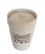 Starbucks 2010 Christmas Holiday Winter Coffee Canister Cookie Jar  - $568.44 MXN