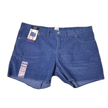 GAP Womens 16 Soft Stretch 4” Inseam Blue Corduroy Shorts w/ Raw Edge He... - $16.11