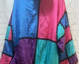 Lady Lavon vintage 90s windbreaker track jacket 1X women bright colorblo... - £15.45 GBP