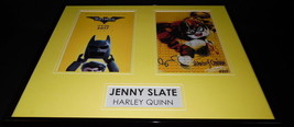 Jenny Slate Signed Framed 16x20 Photo Set AW Lego Batman Harley Quinn - £118.42 GBP