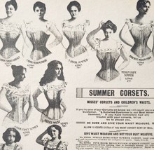 1900 Womens Summer Corsets Advertisement Victorian Sears Roebuck 5.25 x 7&quot; - $18.49