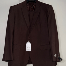 Men&#39;s Dark Brown Blazer and Pants Suit 42S/ 36W - $88.20