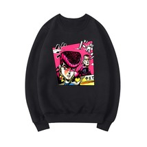 Jojo Bizarre Adventure Sweatshirt Japanese  Manga Tops Jojo Graphic Hoodies Unis - £87.32 GBP