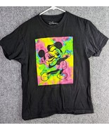 Disney Neff collection psychedelic Mickey Mouse t shirt Black Tye dye - £6.34 GBP