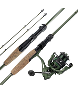  Spartacus II Twin-Tip Fishing Rod &amp; Reel Combo IM6 Graphite 2Pc Spinnin... - $144.07