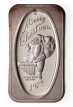 1972 Merry Natale Da Madison come Nuovo 1 Oz. Argento Artistico Barrette - £65.69 GBP