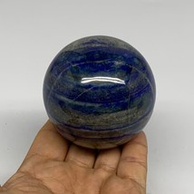 1.02 lbs, 2.6&quot; (66mm), Lapis Lazuli Sphere Ball Gemstone @Afghanistan, B... - £124.04 GBP