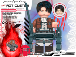 Levi | Attack on Titan | Minifigs by Orgone | Collectible Lego Compatible Toys - £30.24 GBP