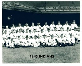1945 CLEVELAND INDIANS 8X10 TEAM PHOTO BASEBALL MLB PICTURE - £3.88 GBP