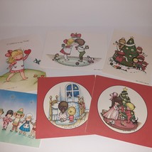 Vintage Joan Walsh Anglund Lot of 6 Greeting Cards Christmas &amp; Valentines Day - £7.74 GBP