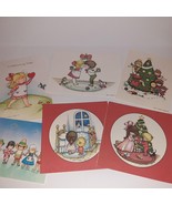 Vintage Joan Walsh Anglund Lot of 6 Greeting Cards Christmas &amp; Valentine... - £7.91 GBP