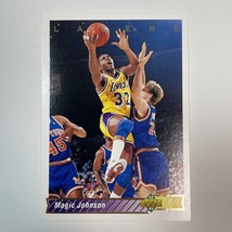 1992-93 Upper Deck #32a Magic Johnson Los Angeles Lakers Basketball Card Sp - £1.02 GBP