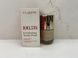 Clarins Everlasting Youth Fluid Foundation 100.5W NIB 1 oz - $23.75