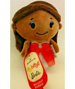 Hallmark Itty Bitty Bittys 2015 Holiday Barbie African American  - $17.77 CAD