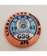 IBT International Brotherhood of Teamsters Vintage Pin Button Wisconsin ... - €21,32 EUR